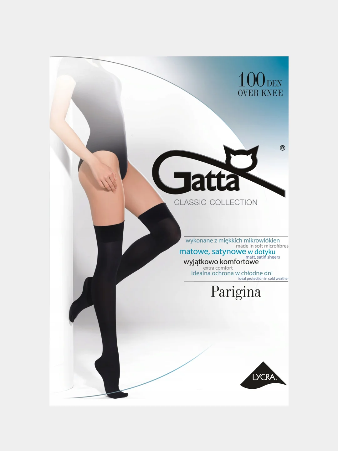 Черный гольфы Gatta 100 den