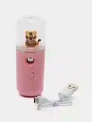 Пудровый увлажнитель воздуха для лица и тела, портативный, с подсветкой, USB