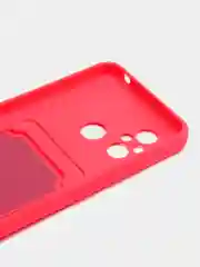 Фуксия чехол для Xiaomi Redmi 12C (Сяоми Редми 12С), с карманом для карт