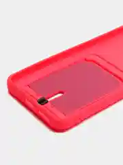 Фуксия чехол для Xiaomi Redmi 12C (Сяоми Редми 12С), с карманом для карт