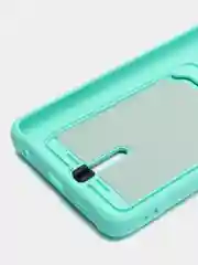 Бирюзовый чехол Xiaomi Poco X3 NFS X3 Pro (Сяоми Поко Х3 Х3 Про), с карманом для карт