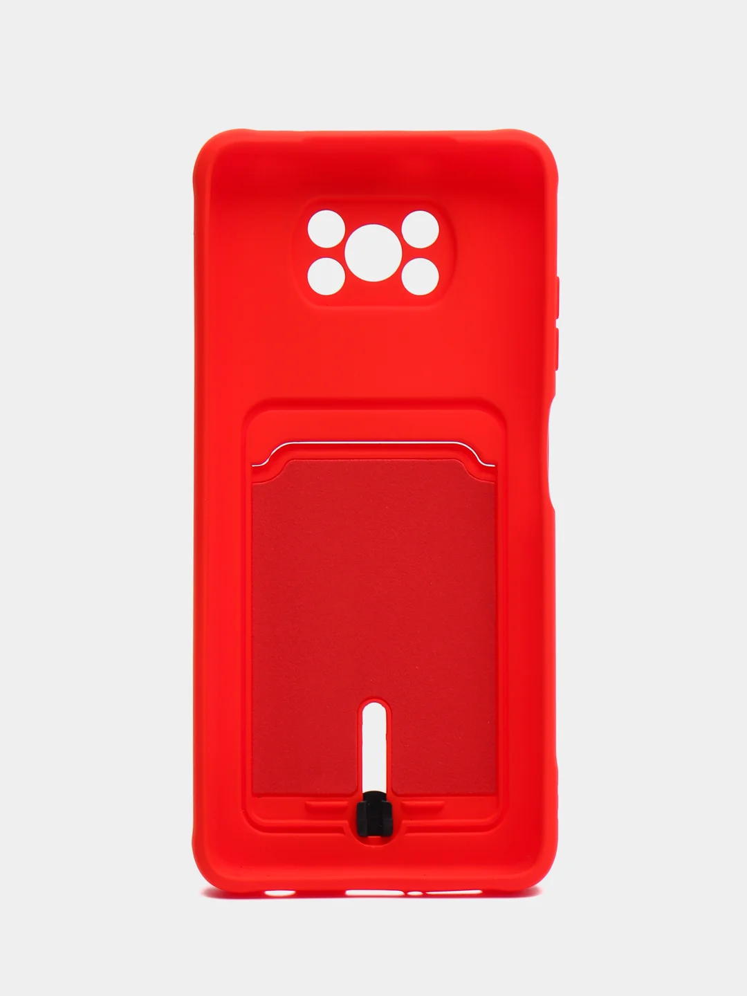 Красный чехол Xiaomi Poco X3 NFS X3 Pro (Сяоми Поко Х3 Х3 Про), с карманом для карт