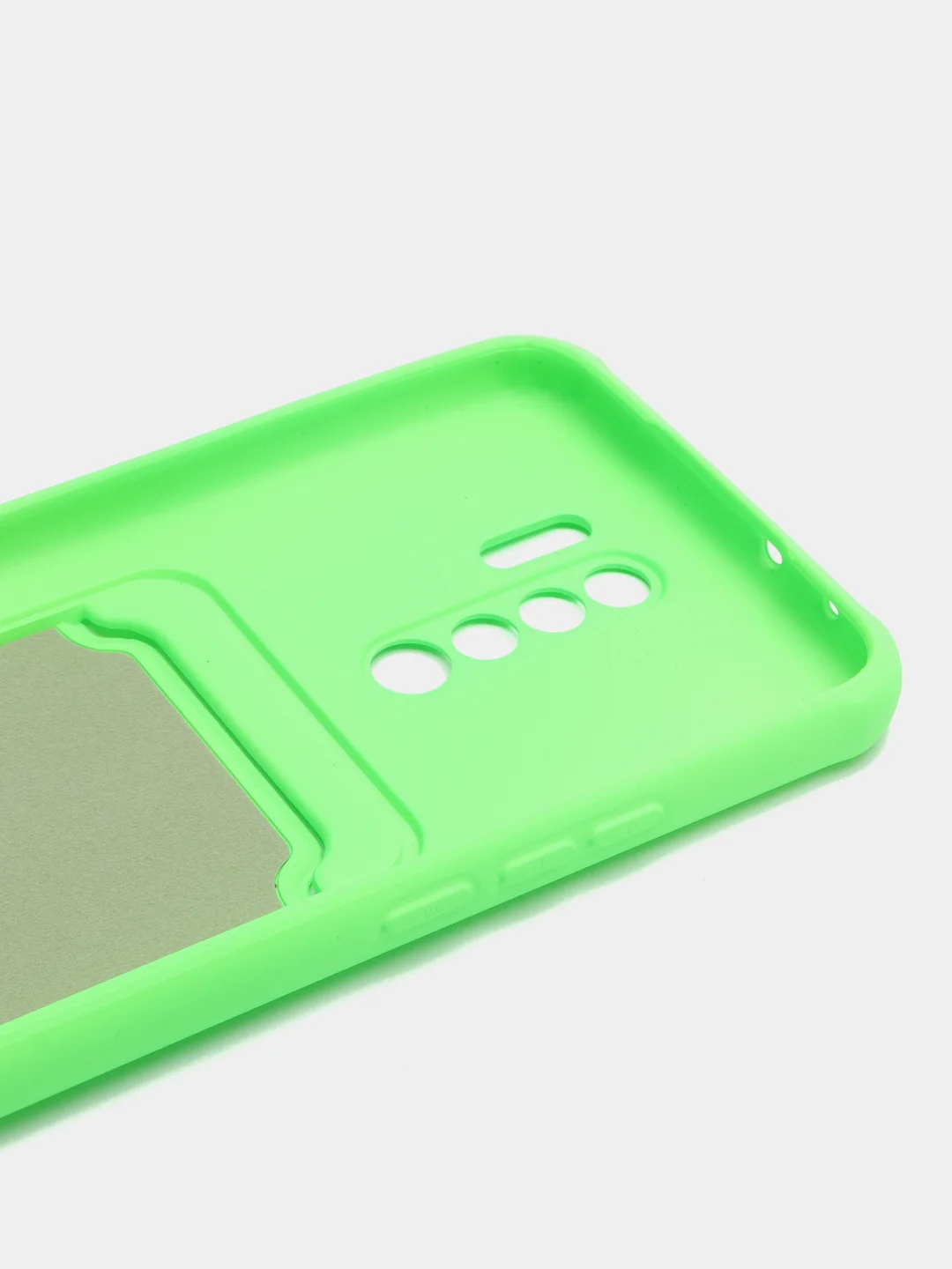 Лайм чехол для Xiaomi Redmi 9, Сяоми Редми 9, с карманом для карт
