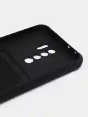 Черный чехол для Xiaomi Redmi 9, Сяоми Редми 9, с карманом для карт