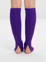 Фиолетовый гетры женские, вязаные, теплые, много цветов