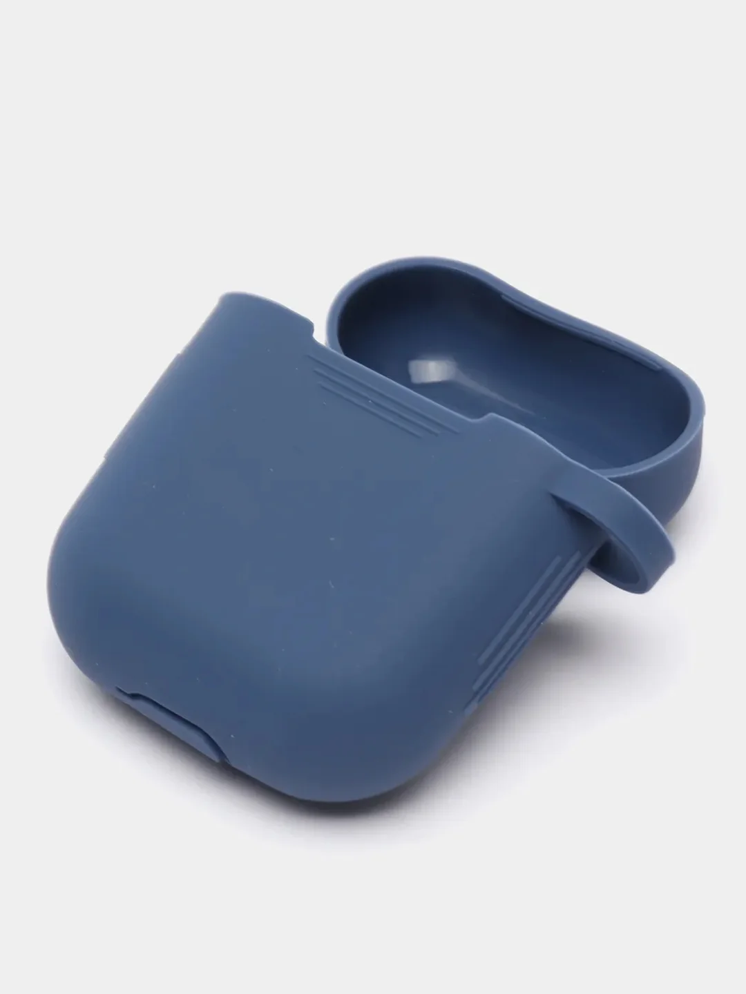 Темно-синий силиконовый чехол для наушников AirPods 1 / 2 / TWS i9s i10 i11 i12 i13 i14 i15 i100