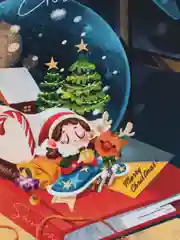 Индиго магнит/ открытка новогодние дракончики символ года 2024
