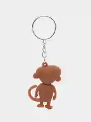 Коричневый брелок для ключей