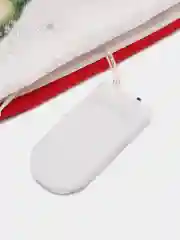 Бордовый новогодняя наволочка со светодиодной подсветкой "Merry Christmas"