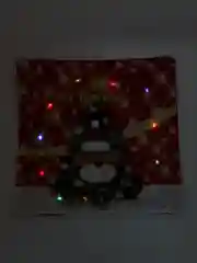 Бордовый новогодняя наволочка со светодиодной подсветкой "Merry Christmas"
