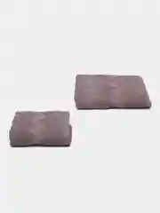 Аметистовый набор махровых полотенец, 2 шт банное70*140+полубанное 50*80