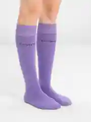 Фиолетовый носки длинные, гольфы, гетры, унисекс