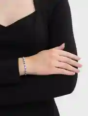 Алый браслет на руку блестящий , со стразами, женский, детский