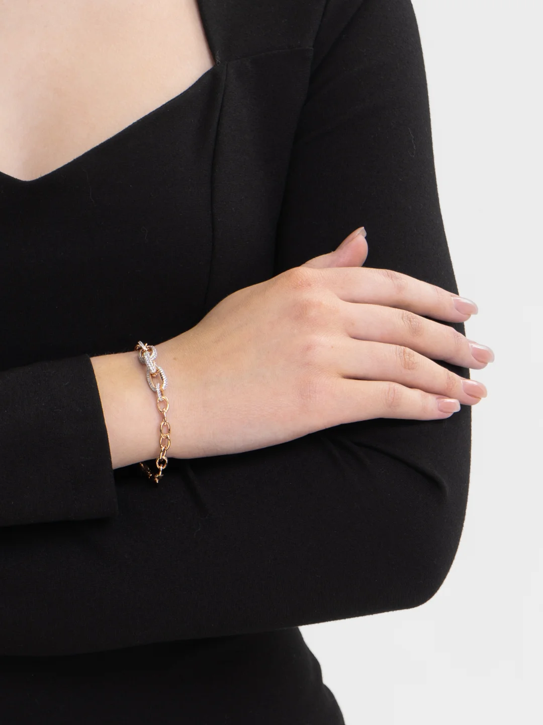 Золотой браслет Xuping Jewelry, знак бесконечности