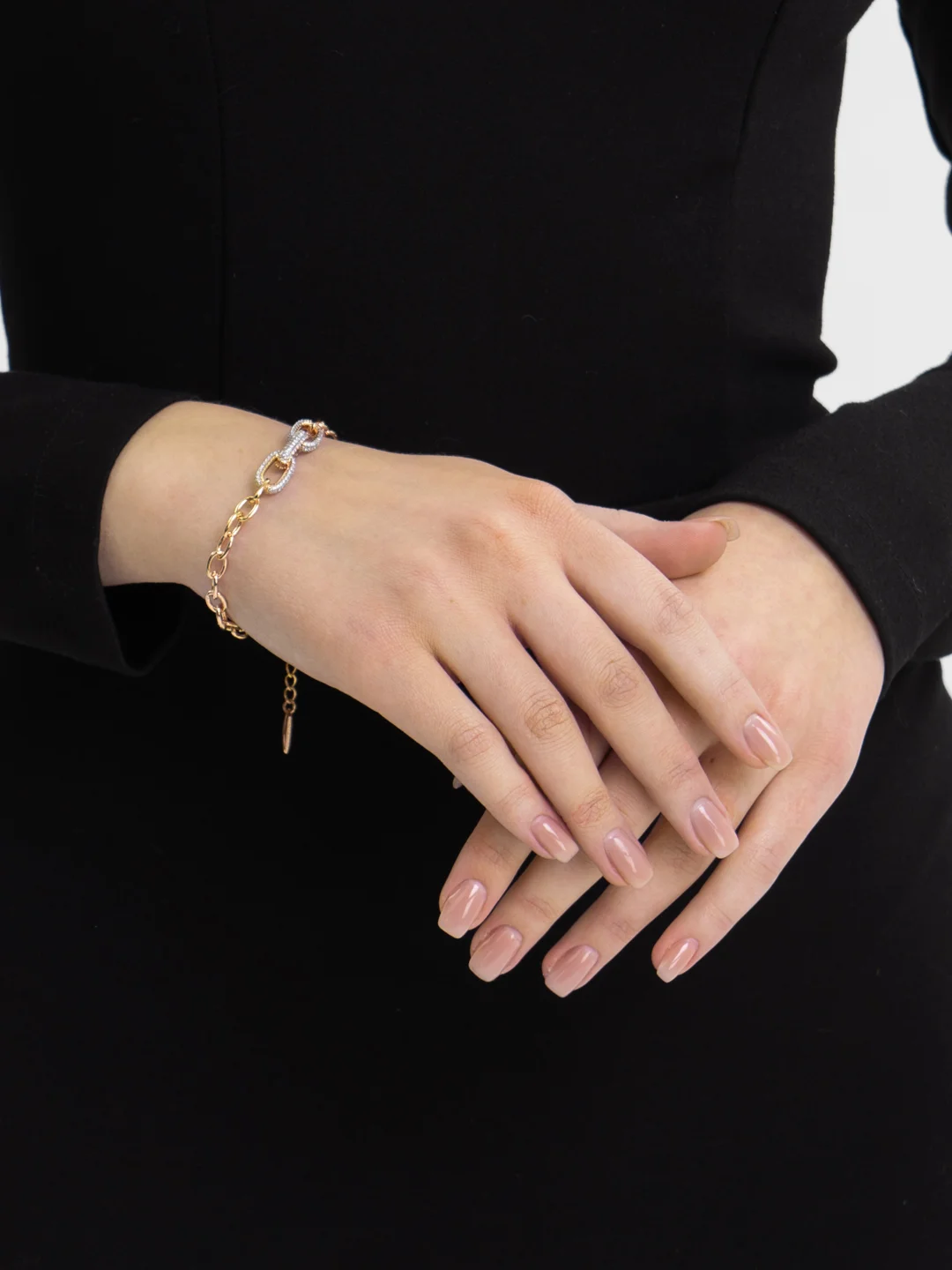Золотой браслет Xuping Jewelry, знак бесконечности