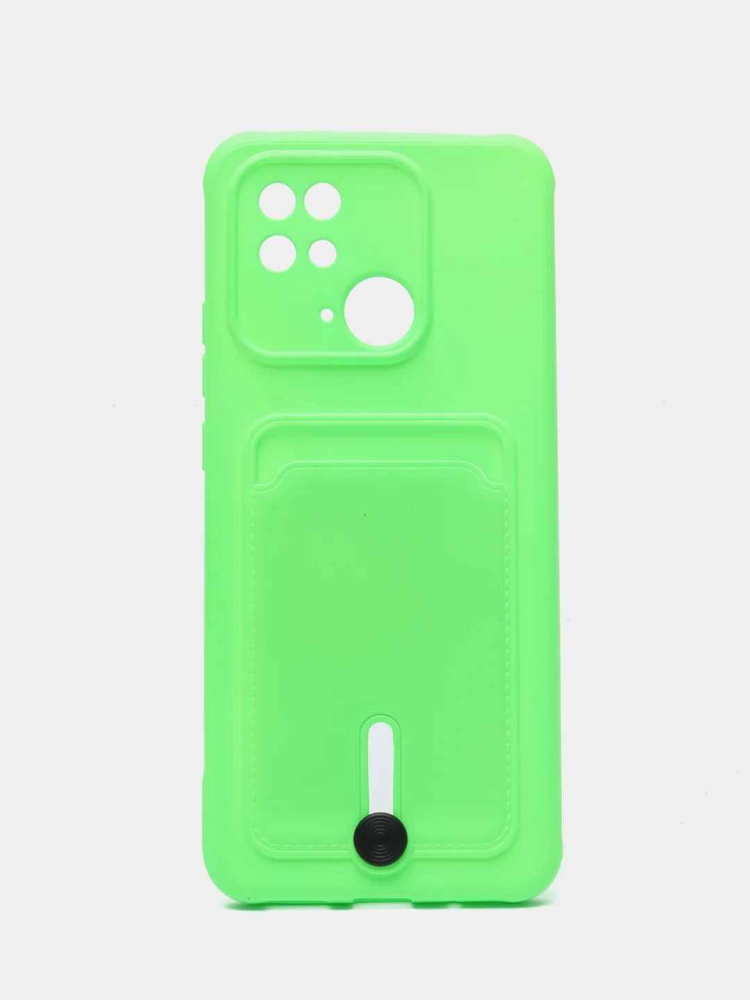 Лайм чехол для Xiaomi Redmi 10C, Poco C40 / Сяоми Редми 10С, Поко С40, с карманом для карт