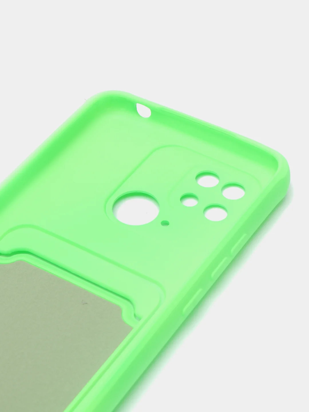Лайм чехол для Xiaomi Redmi 10C, Poco C40 / Сяоми Редми 10С, Поко С40, с карманом для карт