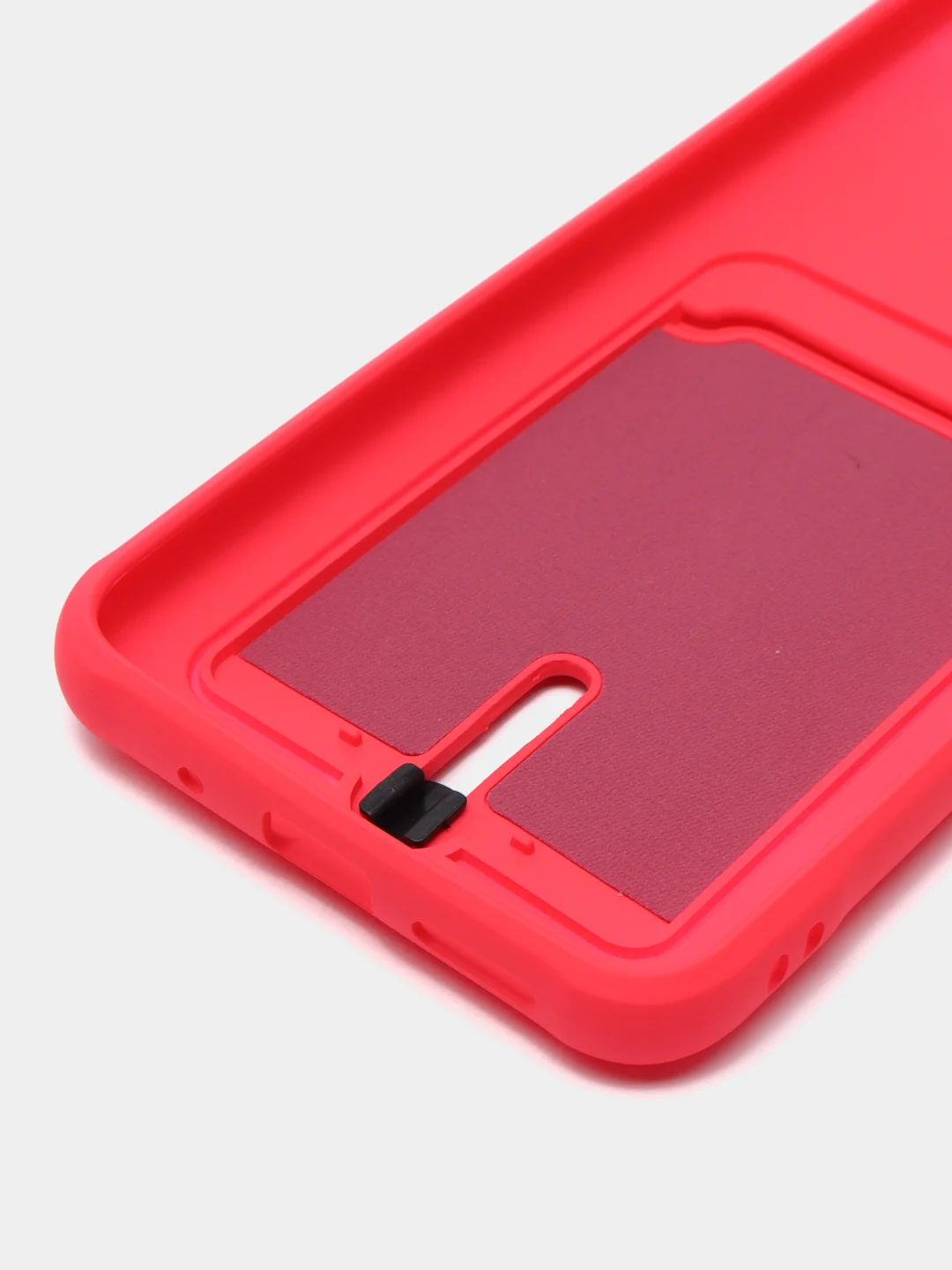 Фуксия чехол для Xiaomi Redmi 10C, Poco C40 / Сяоми Редми 10С, Поко С40, с карманом для карт