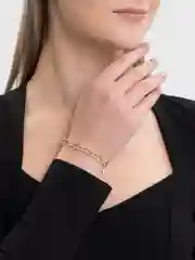 Желтый браслет Xuping Jewelry, позолоченный браслет с камнями