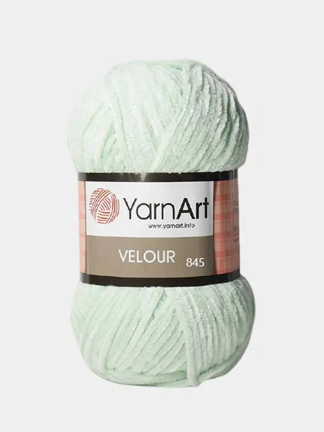 Мятный пряжа YarnArt Velour, 100% микрополиэстер, 100 г/170 м