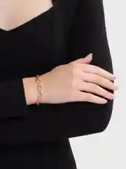Желтый браслет Xuping Jewelry, позолоченный браслет с камнями