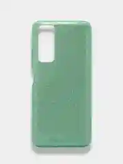 Бирюзовый чехол блестящий Huawei P Smart 2021, накладка c блестками Honor PSmart 2021