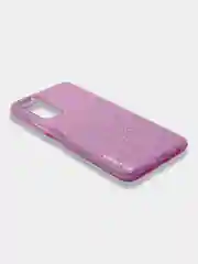 Лавандовый чехол блестящий Huawei P Smart 2021, накладка c блестками Honor PSmart 2021