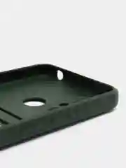 Зеленый чехол для Xiaomi Redmi 12C (Сяоми Редми 12С), с карманом для карт