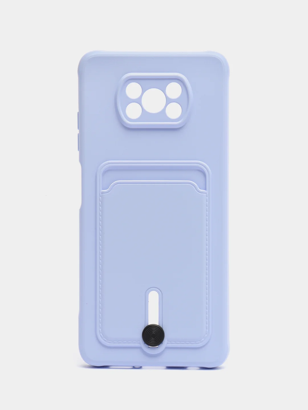 Лавандовый чехол Xiaomi Poco X3 NFS X3 Pro (Сяоми Поко Х3 Х3 Про), с карманом для карт