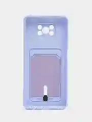 Красный чехол Xiaomi Poco X3 NFS X3 Pro (Сяоми Поко Х3 Х3 Про), с карманом для карт