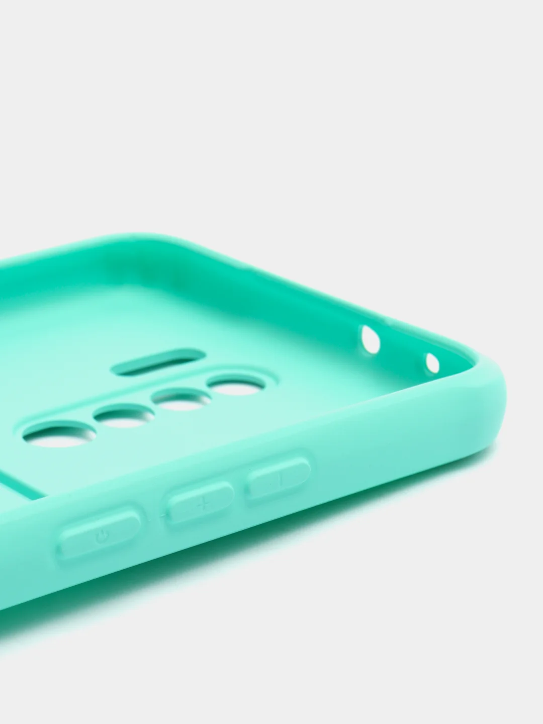 Бирюзовый чехол для Xiaomi Redmi 9, Сяоми Редми 9, с карманом для карт