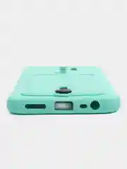 Бирюзовый чехол для Xiaomi Redmi 9, Сяоми Редми 9, с карманом для карт