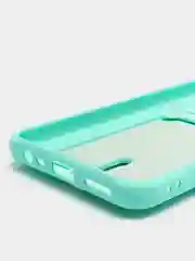 Бирюзовый чехол для Xiaomi Redmi 9, Сяоми Редми 9, с карманом для карт