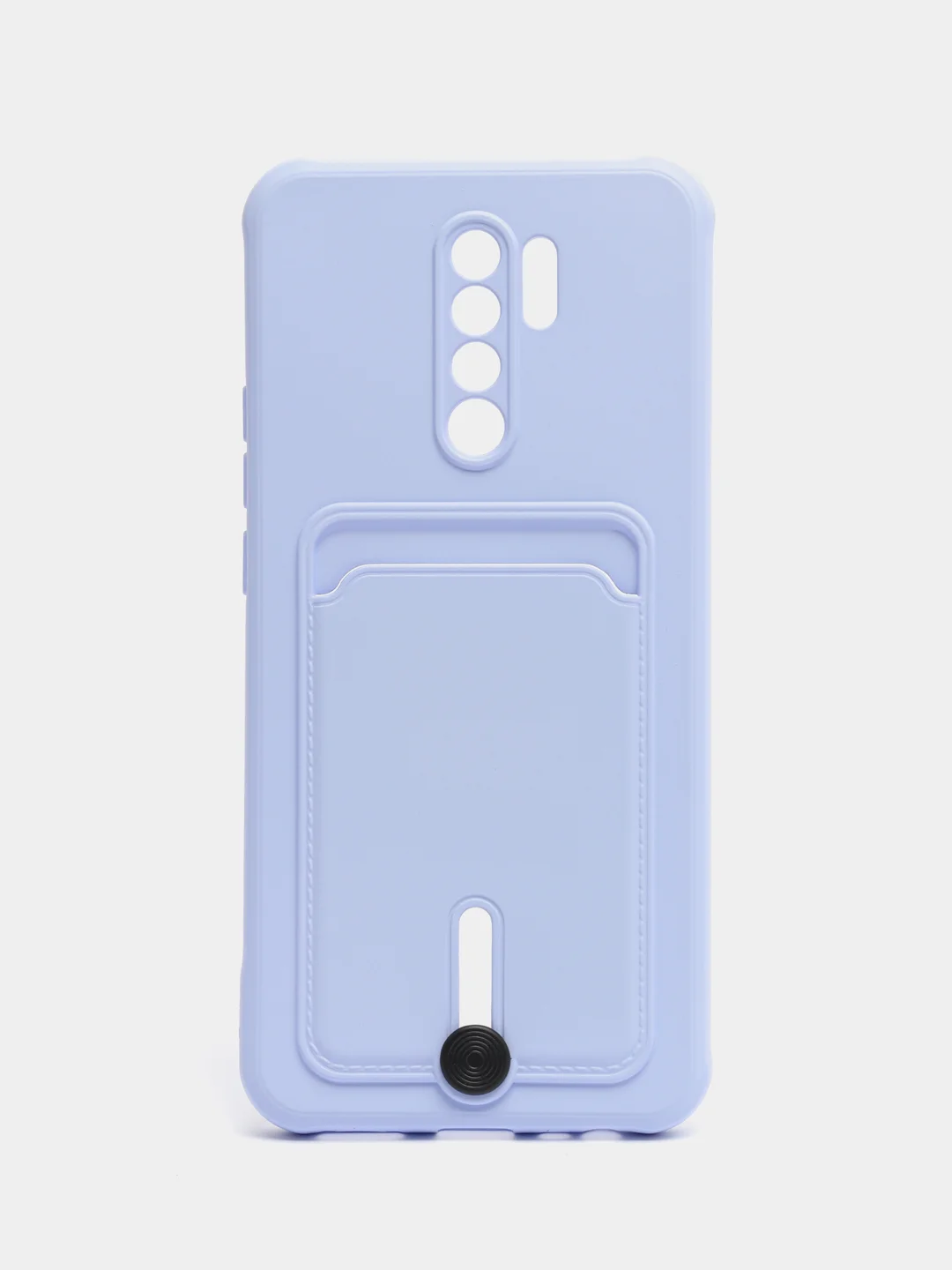 Лавандовый чехол для Xiaomi Redmi 9, Сяоми Редми 9, с карманом для карт