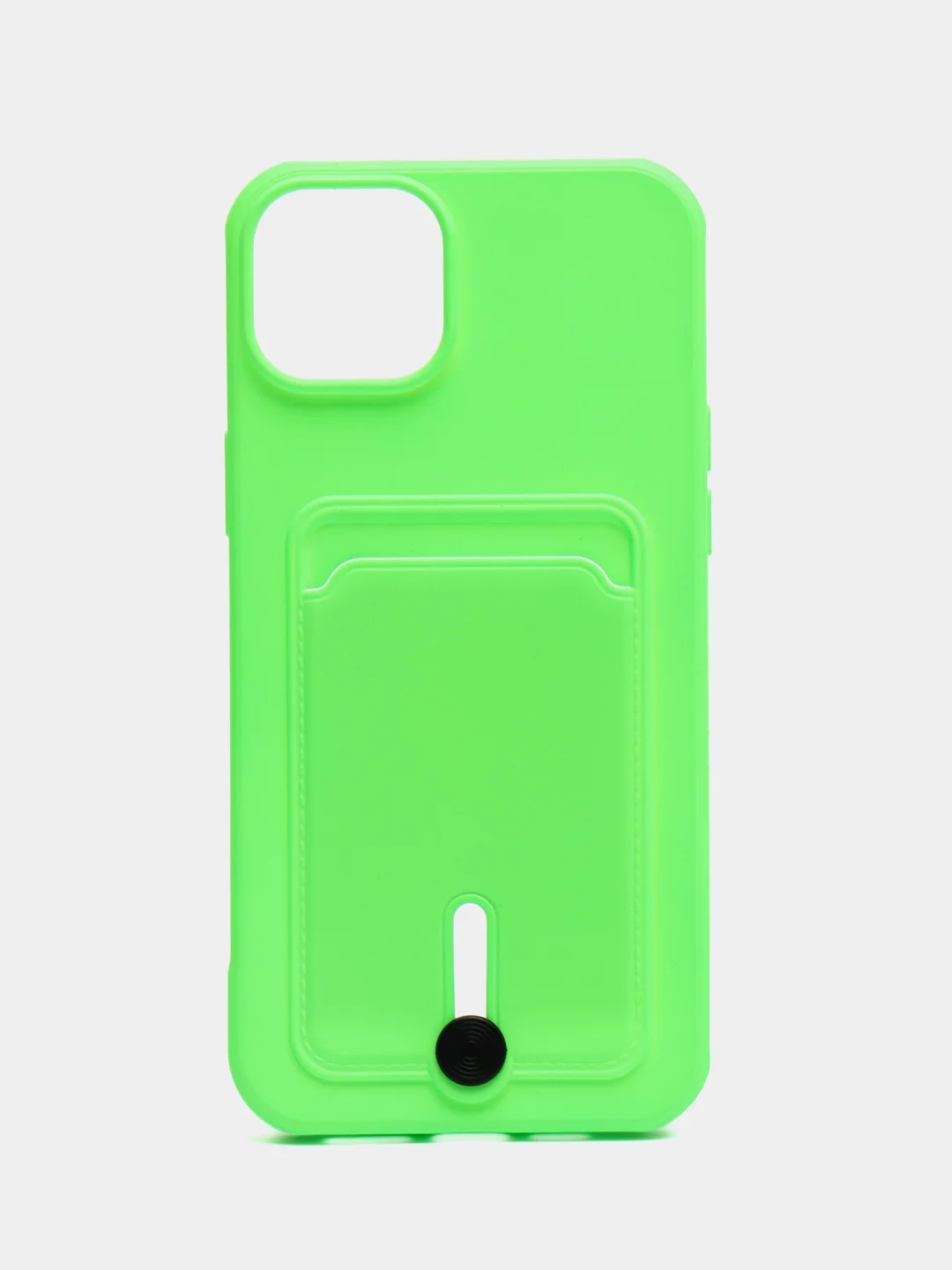 Красный чехол для iPhone 15/14/13/12/11/Pro/Max/Mini/Plus/X/Xr/Xs/7/8 Plus/SE с карманом для карт