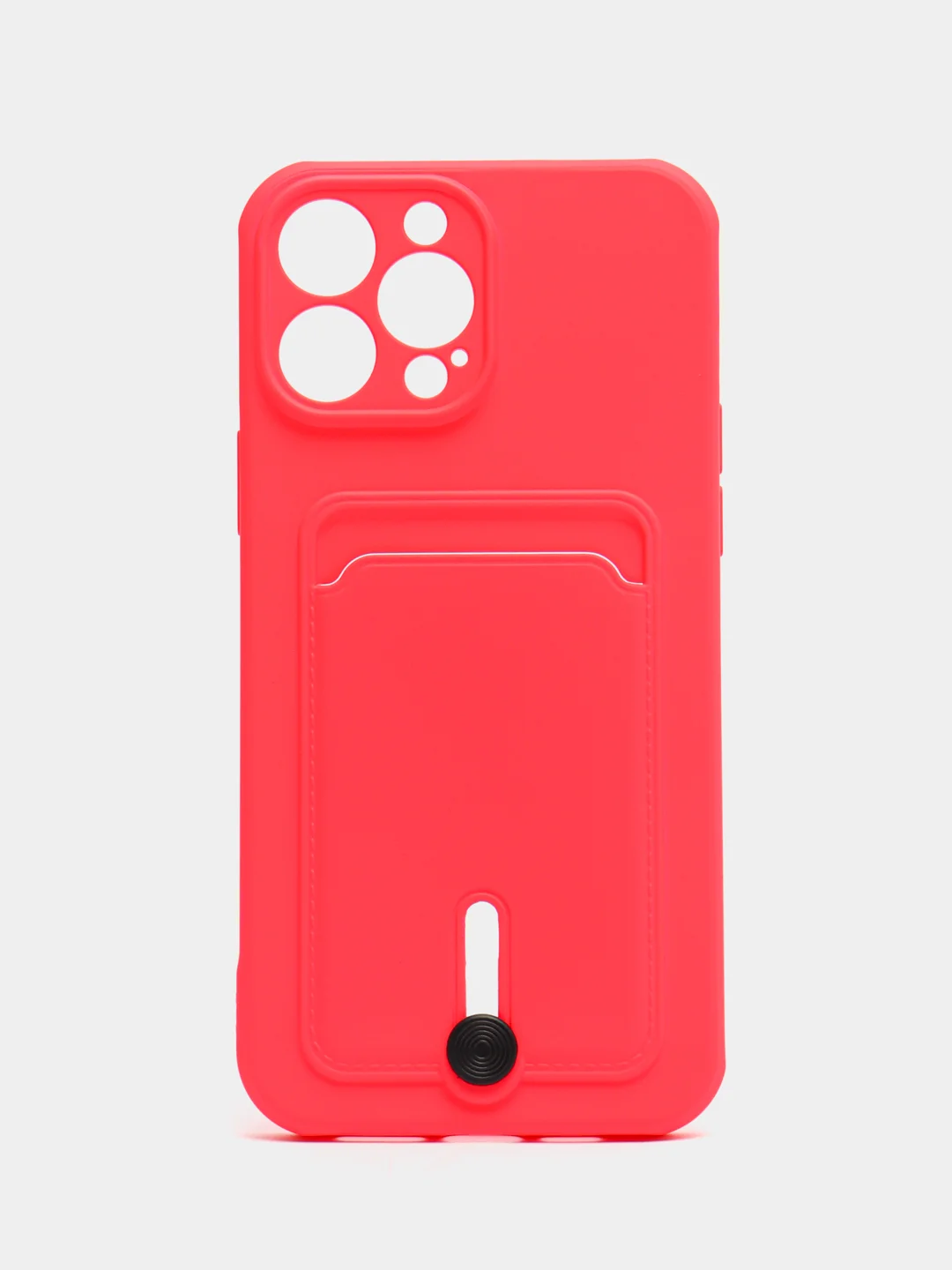 Фуксия чехол для iPhone 15/14/13/12/11/Pro/Max/Mini/Plus/X/Xr/Xs/7/8 Plus/SE с карманом для карт