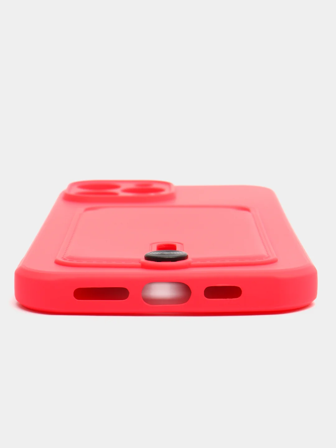 Фуксия чехол для iPhone 15/14/13/12/11/Pro/Max/Mini/Plus/X/Xr/Xs/7/8 Plus/SE с карманом для карт