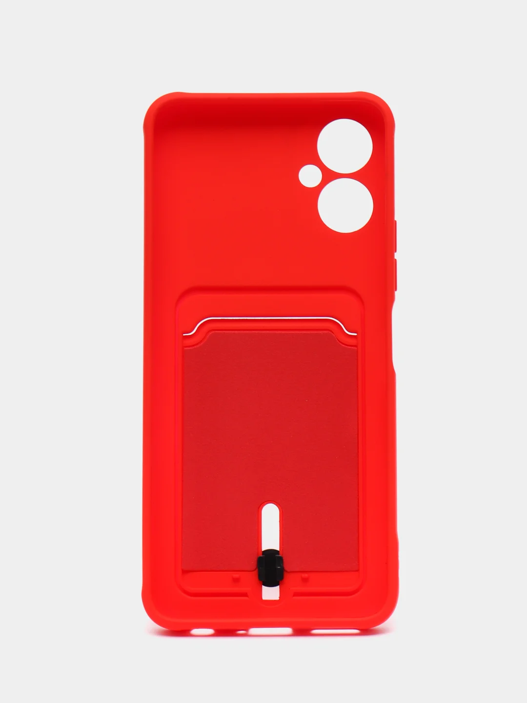 Красный чехол для Tecno Spark 9 Pro (Техно Спарк 9 Про), с карманом для карт