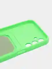 Лайм чехол для Samsung Galaxy A24 (Самсунг Галакси А24), с карманом для карт