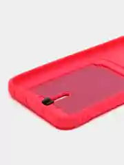 Фуксия чехол для Samsung Galaxy A24 (Самсунг Галакси А24), с карманом для карт