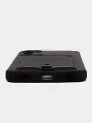 Черный чехол для Samsung Galaxy A24 (Самсунг Галакси А24), с карманом для карт