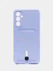 Лавандовый чехол для Samsung Galaxy A34, Самсунг Галакси А34, с карманом для карт