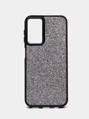Серебряный чехол для Samsung Galaxy A14 / Самсунг Галакси А14, силиконовый, с блестками