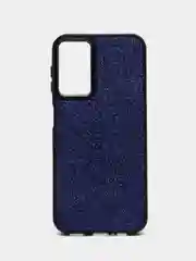 Фиолетовый чехол для Samsung Galaxy A14 / Самсунг Галакси А14, силиконовый, с блестками