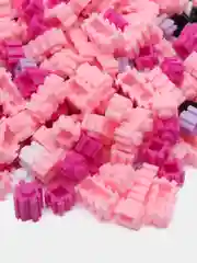 Розовый детский 3D конструктор "Человек паук", "Капитан Америка", "Марио", "Бэтмен", "Пикачу"