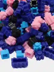 Синий детский 3D конструктор "Человек паук", "Капитан Америка", "Марио", "Бэтмен", "Пикачу"