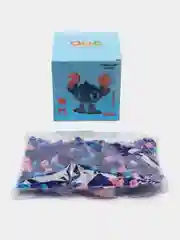 Синий детский 3D конструктор "Человек паук", "Капитан Америка", "Марио", "Бэтмен", "Пикачу"