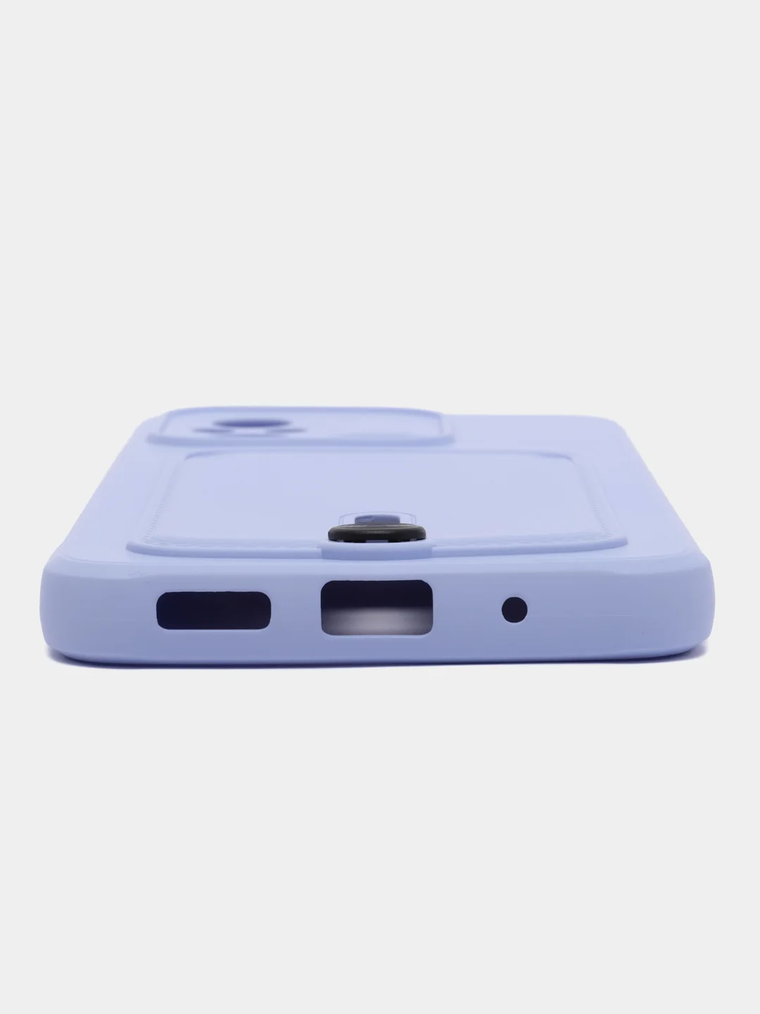 Лавандовый чехол для Xiaomi Redmi 12C (Сяоми Редми 12С), с карманом для карт