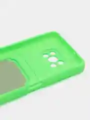 Лайм чехол Xiaomi Poco X3 NFS X3 Pro (Сяоми Поко Х3 Х3 Про), с карманом для карт
