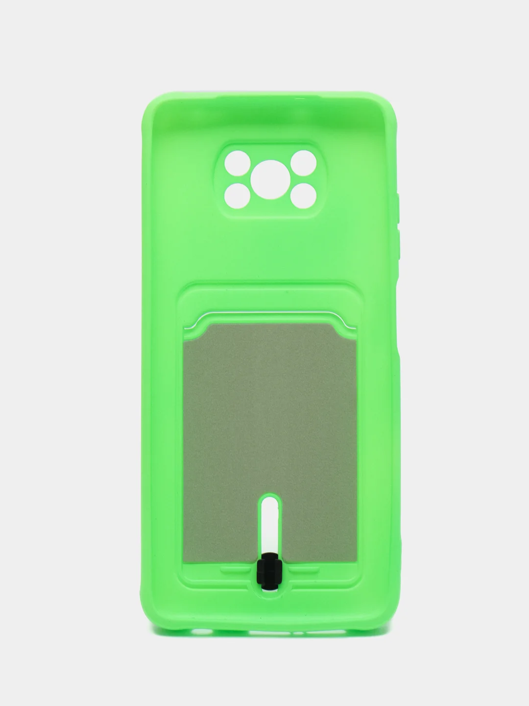 Лайм чехол Xiaomi Poco X3 NFS X3 Pro (Сяоми Поко Х3 Х3 Про), с карманом для карт